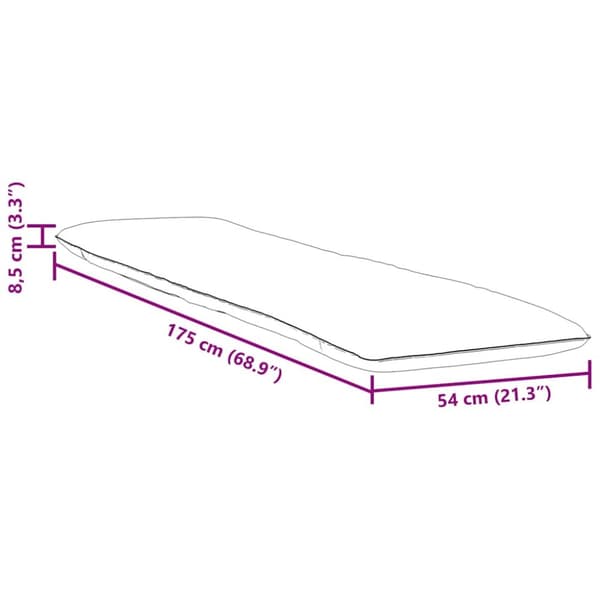 Hopfällbar solstol beige 175x54x8,5 cm oxfordtyg