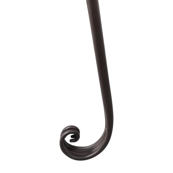 vidaXL Hagesjeselong 128 cm stål antikk brun