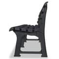 Miniatyrbilde 3 av 6: vidaXL Hagebenk 145,5 cm plast antrasitt