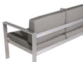 Miniatyrbild 7 av 11: 2-sits Utomhus Trädgårdssoffa i Mörkgrå Färg med Anodiserad Aluminiumram och Kuddar
