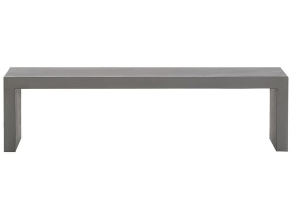 Grå betonimiteret havebænk 150 x 40 cm 2-personers moderne industriel stil