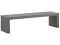 Miniatyrbillede 1 af 8: Grå betonimiteret havebænk 150 x 40 cm 2-personers moderne industriel stil