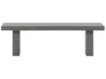 Miniatyrbillede 4 af 7: Grå betonimiteret havebænk 150 x 40 cm 2-personers moderne industriel stil