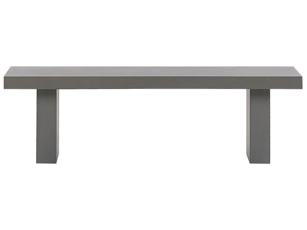 Grå betonimiteret havebænk 150 x 40 cm 2-personers moderne industriel stil