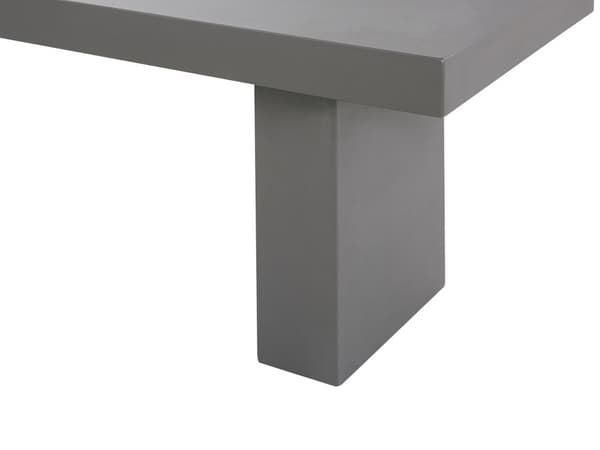 Grå betonimiteret havebænk 150 x 40 cm 2-personers moderne industriel stil