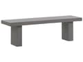 Miniatyrbillede 1 af 7: Grå betonimiteret havebænk 150 x 40 cm 2-personers moderne industriel stil