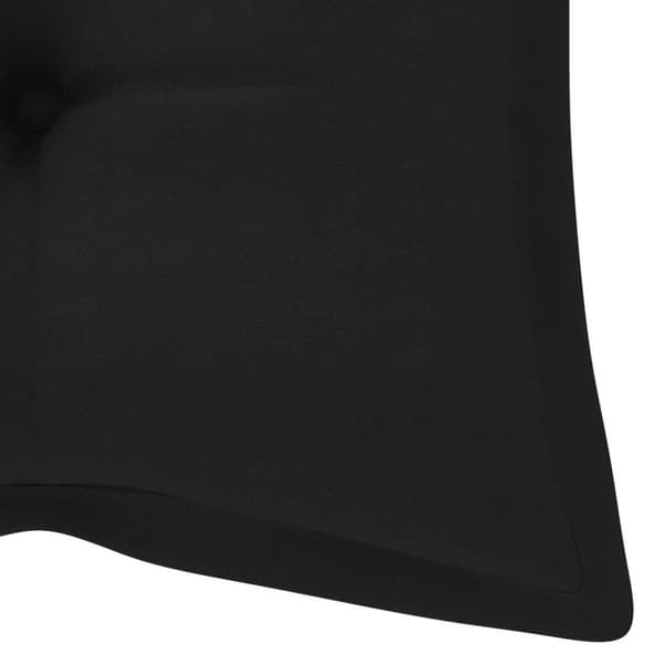 vidaXL havebænk med hynde 120 cm bambus
