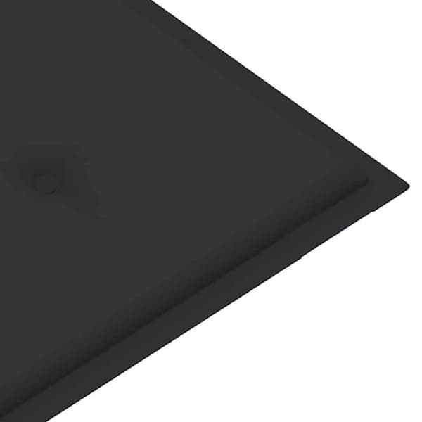 vidaXL Hagebenk med pute 120 cm bambus