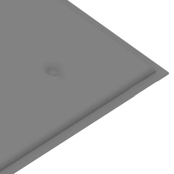 vidaXL Hagebenk med pute 120 cm bambus