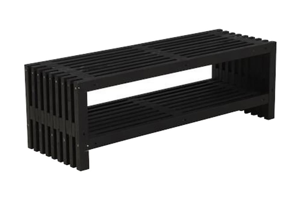 PLUS Rustik trallbänk Design 138x49x45 cm m/hylla