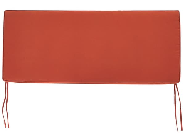 Puutarhapenkki vaalea puu 120 x 91 x 60 cm akaasia säilytystila luonnollinen punainen pehmuste rustiikkinen