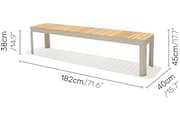 Portals Utebenk 182 cm