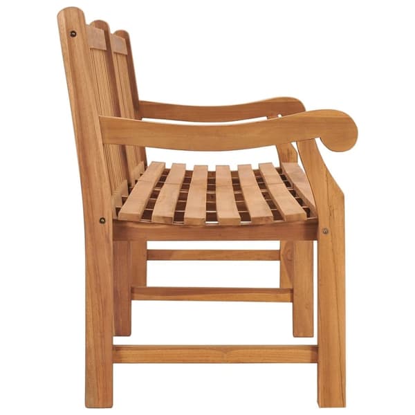 vidaXL Hagebenk 228 cm heltre teak