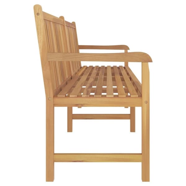 vidaXL havebænk 228 cm massivt teaktræ