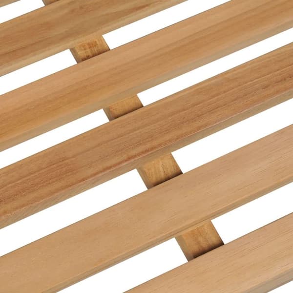 vidaXL havebænk 228 cm massivt teaktræ