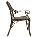 Miniatyrbilde 4 av 7: vidaXL Hagebenk 102 cm støpt aluminium bronse