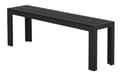 Miniatyrbillede 1 af 3: Ikky havebænk, 132 cm sort/sort.