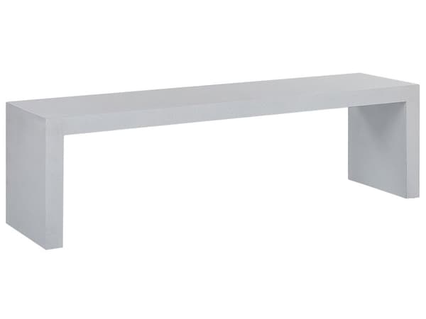 Hagebenk Hvit Betong 40 x 150 x 40 cm 3-Seters