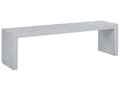 Miniatyrbilde 1 av 6: Hagebenk Hvit Betong 40 x 150 x 40 cm 3-Seters