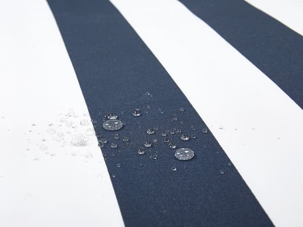 Hagebenk med pute marineblå Akasietre 120 cm Landlig Stil Hagemøbler Balkong Terrasse Hage