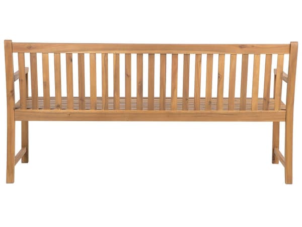 Hagebenk Lys Akasietre 180 cm Spaltedesign Utendørs Uteplass Rustikk Stil