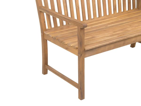 Hagebenk Lys Akasietre 180 cm Spaltedesign Utendørs Uteplass Rustikk Stil