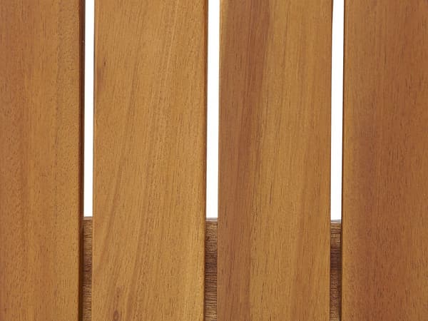 Hagebenk med oppbevaring Akasietre 2-seter 120 cm Rød sittepute Minimalistisk stil Hagemøbler Utendørs