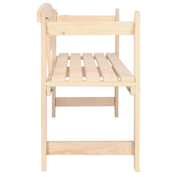 SPRINGOS® Trädgårdsbänk 119 cm x 45 cm x 78