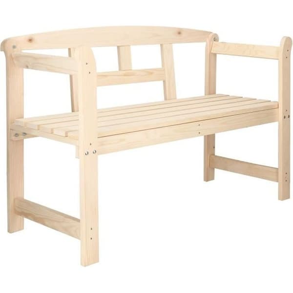 SPRINGOS® Trädgårdsbänk 119 cm x 45 cm x 78