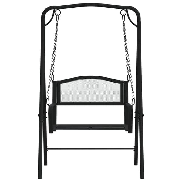 vidaXL Hammock 124 cm svart stål
