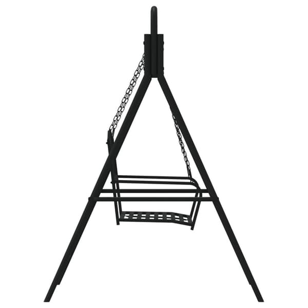 vidaXL Hammock 124 cm svart stål