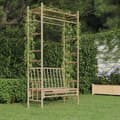Pikkukuva 7 / 8: vidaXL Puutarhapenkki pergolalla 116 cm bambu