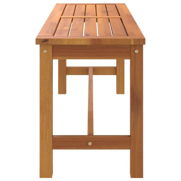 vidaXL havebænk 110x35x45 cm massivt akacietræ