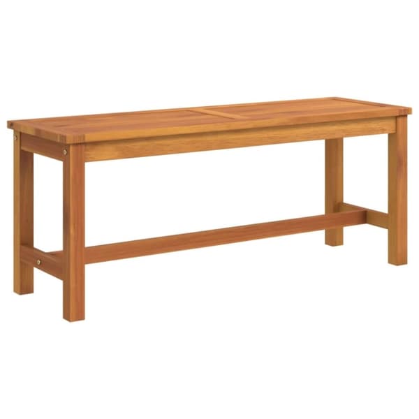 vidaXL havebænk 110x35x45 cm massivt akacietræ