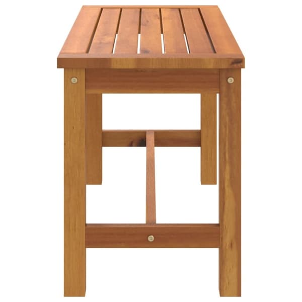 vidaXL havebænk 80x35x45 cm massivt akacietræ