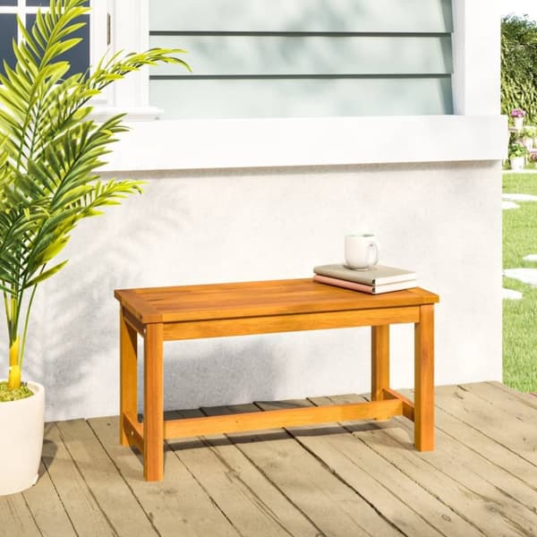 vidaXL havebænk 80x35x45 cm massivt akacietræ