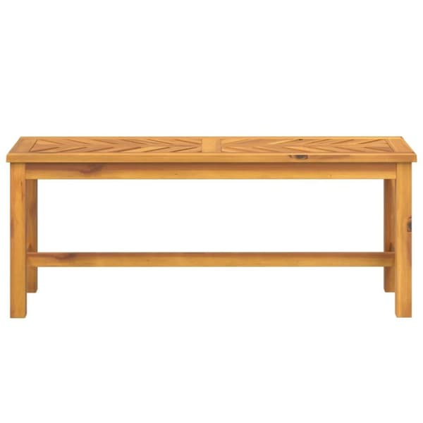 vidaXL Hagebenk 110 cm heltre akasie