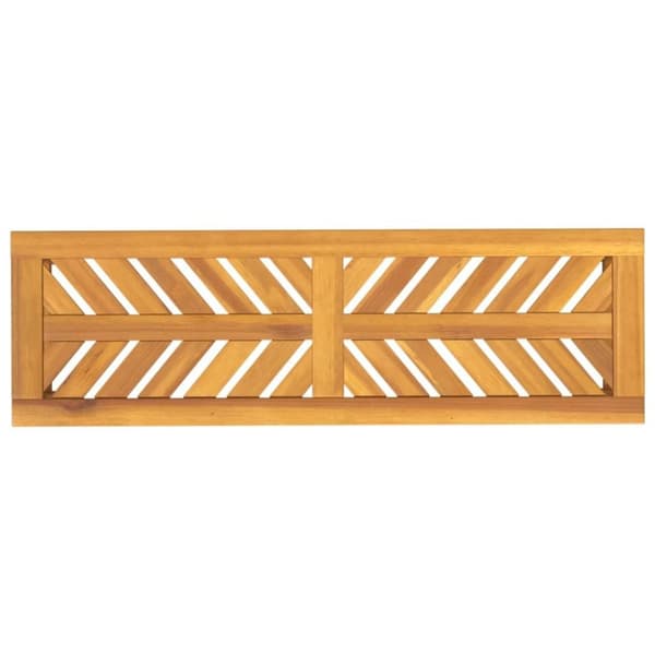 vidaXL Hagebenk 110 cm heltre akasie