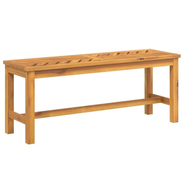 vidaXL Hagebenk 110 cm heltre akasie