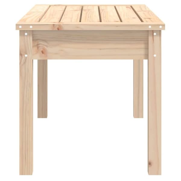 vidaXL Hagebenk 80x44x45 cm heltre furu
