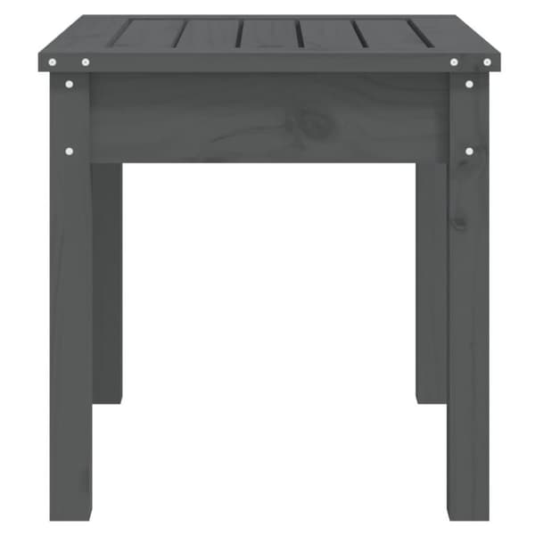 vidaXL Hagebenk grå 50x44x45 cm heltre furu