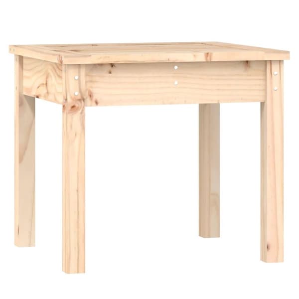 vidaXL havebænk 50x44x45 cm massivt fyrretræ