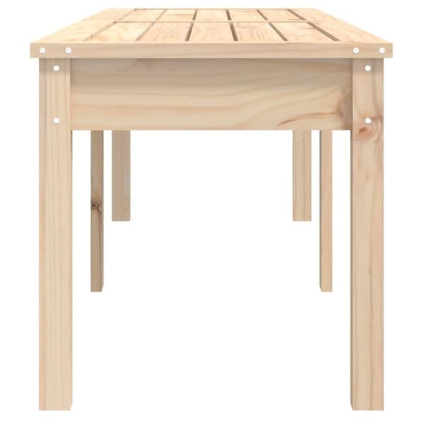 vidaXL Hagebenk 2 seter 159,5x44x45 cm heltre furu