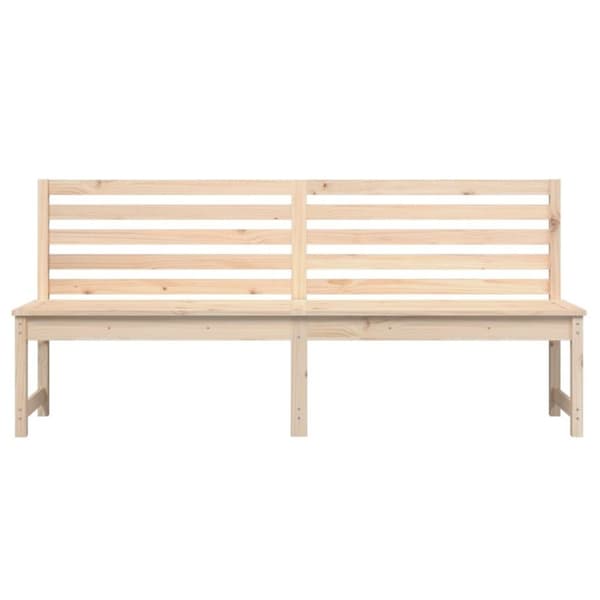 vidaXL Hagebenk 201,5 cm heltre furu