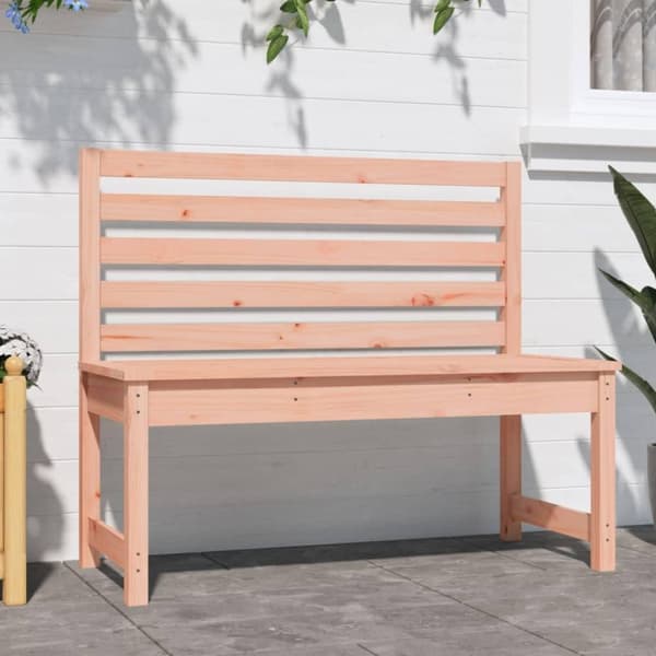 vidaXL havebænk 109 cm massivt douglasgran