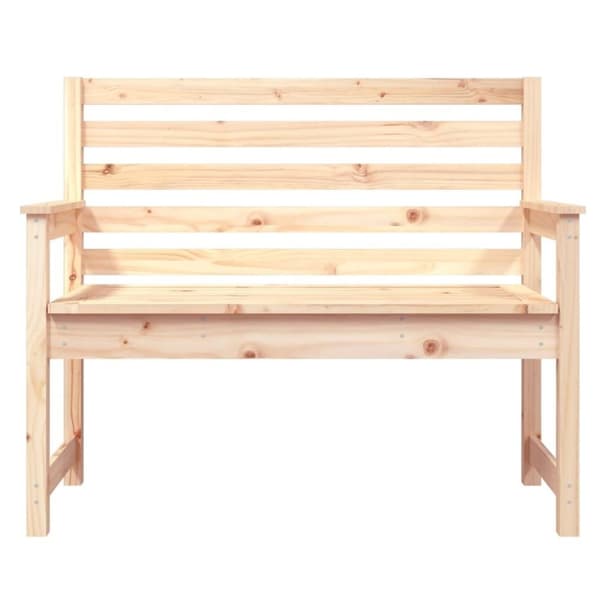 vidaXL Hagebenk 109x48x91,5 cm heltre furu