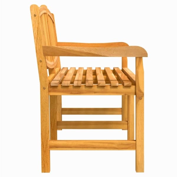 vidaXL Trädgårdsbänk 149,5x60x90 cm massiv teak