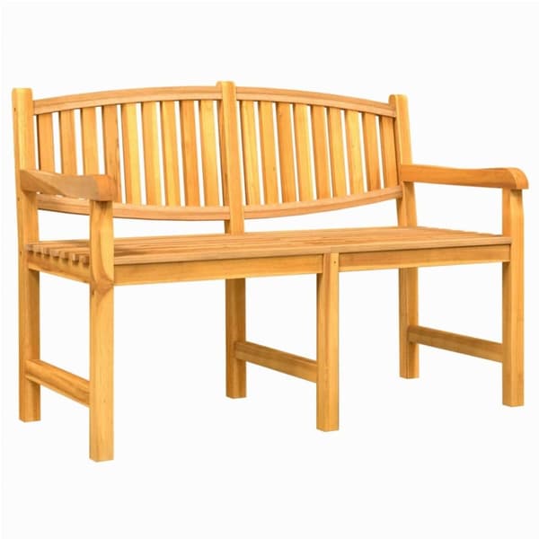 vidaXL Trädgårdsbänk 149,5x60x90 cm massiv teak