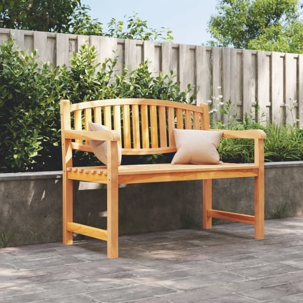 vidaXL Hagebenk 114x59x87 cm heltre teak