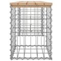 Miniatyrbillede 4 af 8: vidaXL havebænk med gabiondesign 103x31x42 cm massivt fyrretræ